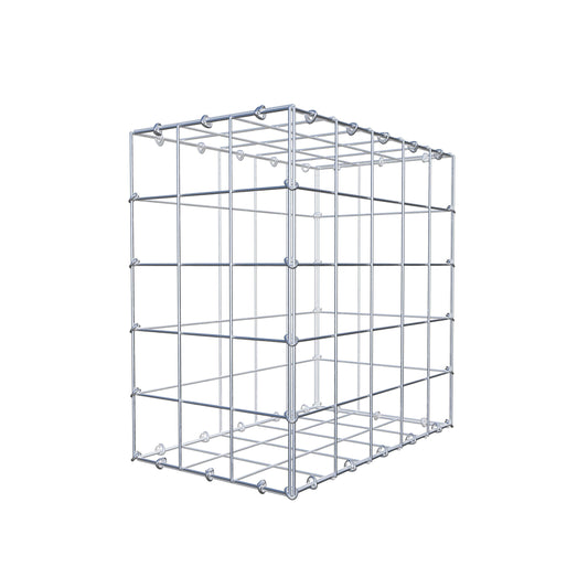 Gabion 50 cm x 50 cm x 30 cm (L x H x P), mailles 10 cm x 10 cm, anneau en C