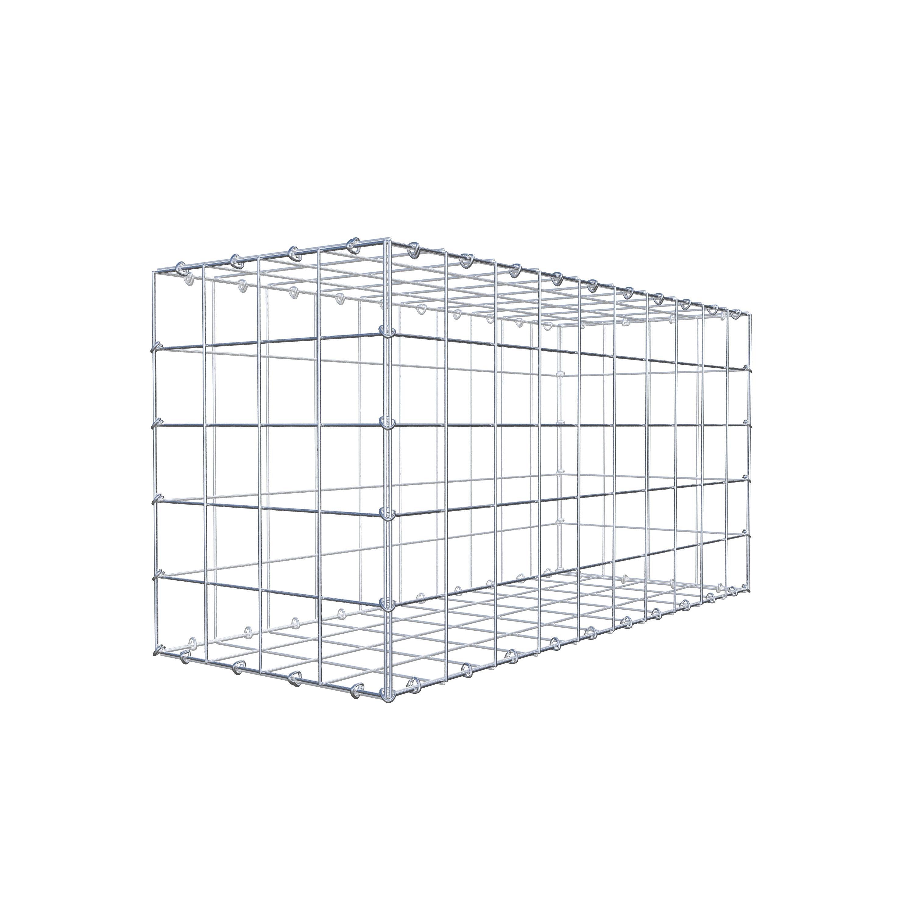 Gabion 100 cm x 50 cm x 40 cm (L x H x D), maskstorlek 10 cm x 10 cm, C-ring