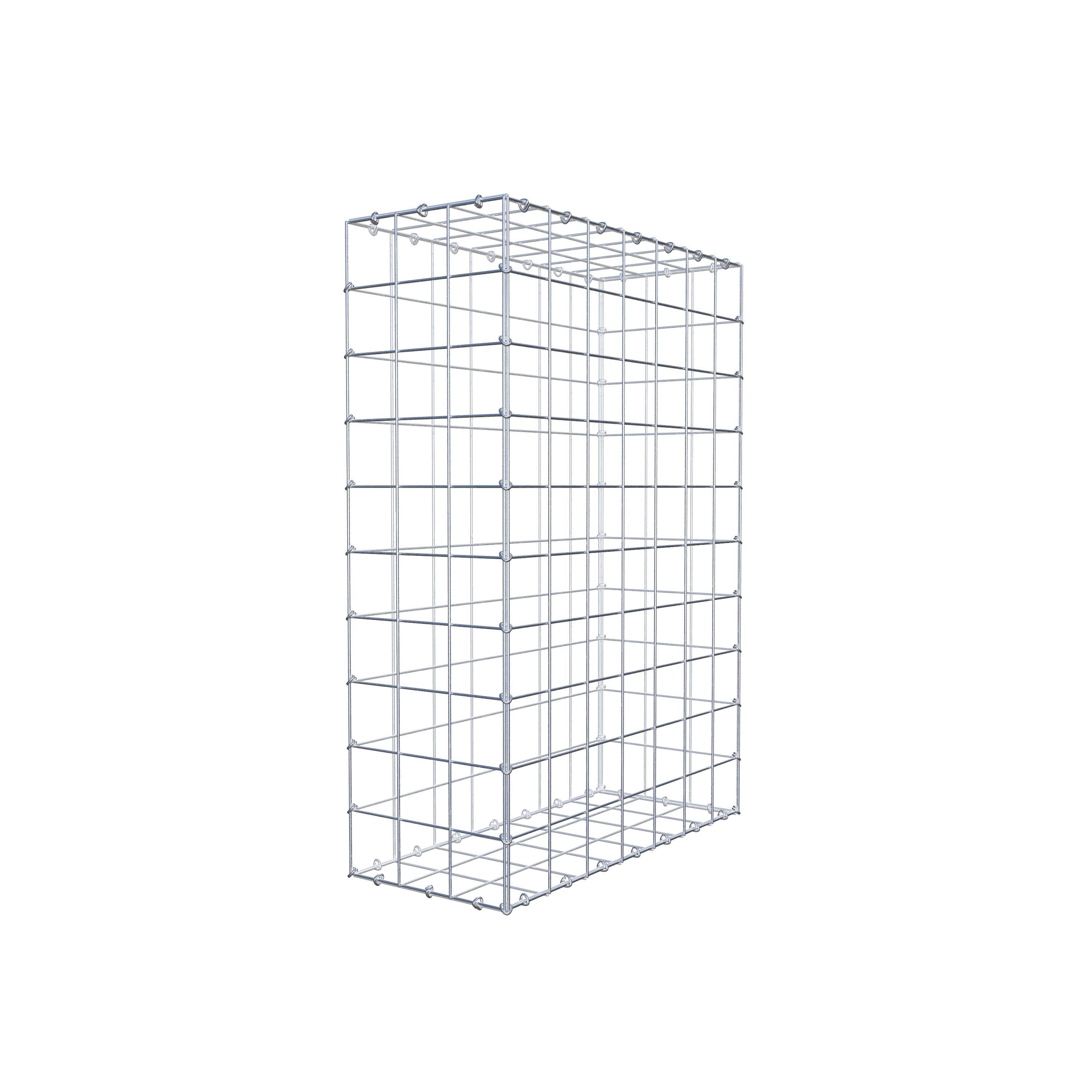 Gabion 100 cm x 70 cm x 30 cm (L x H x D), maskstorlek 10 cm x 10 cm, C-ring