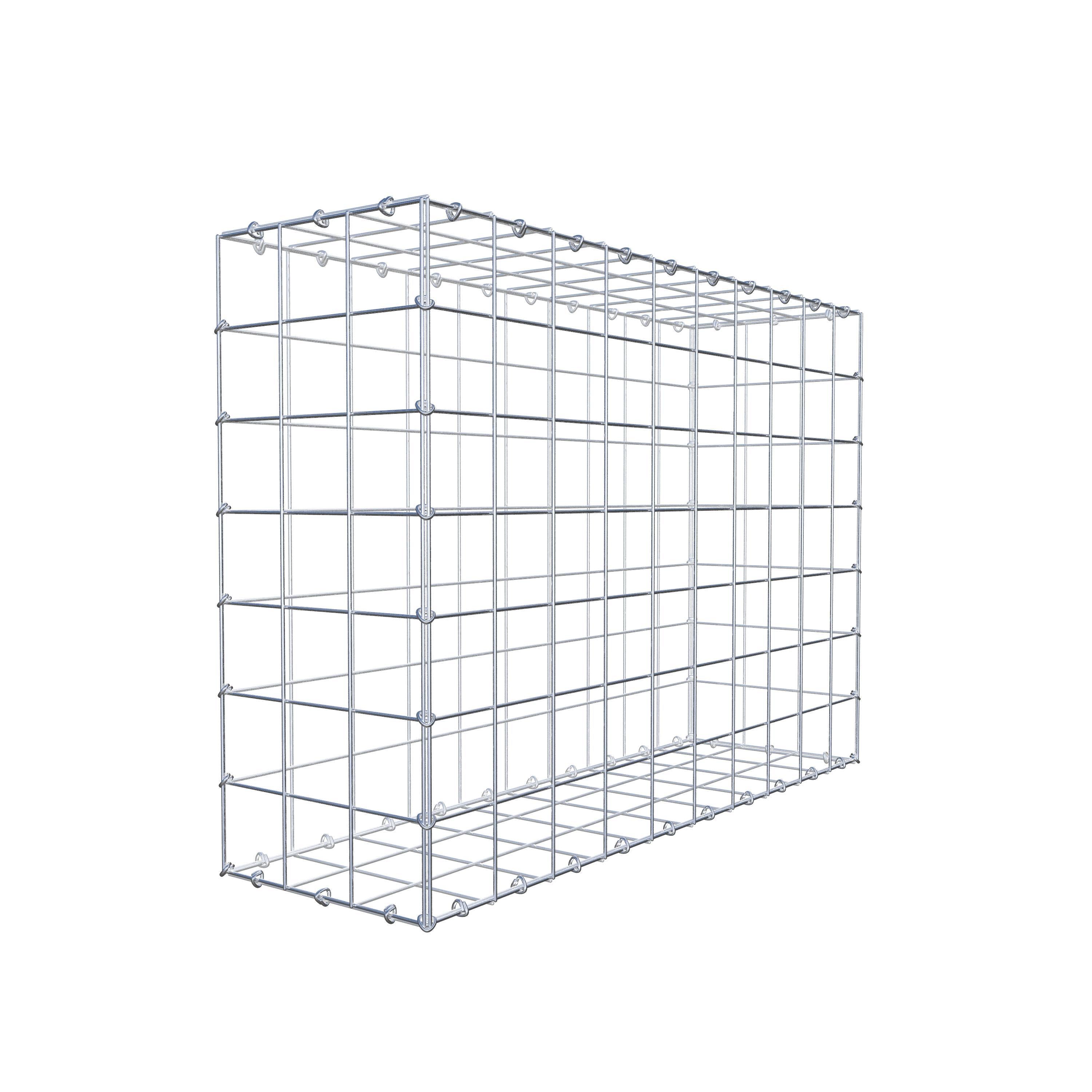 Gabion 100 cm x 70 cm x 30 cm (L x H x D), maskstorlek 10 cm x 10 cm, C-ring
