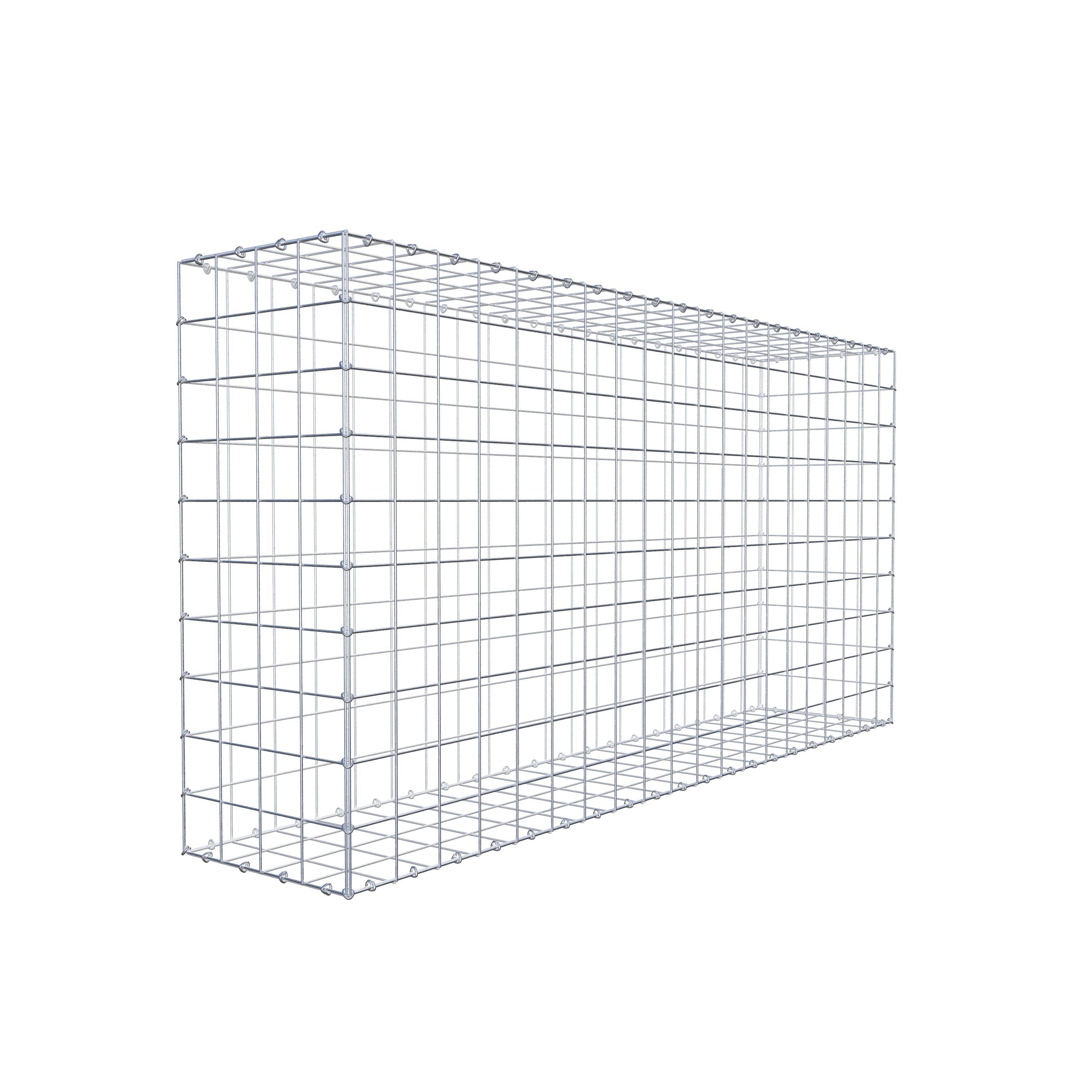 Gabion 200 cm x 100 cm x 40 cm (L x H x D), maskstorlek 10 cm x 10 cm, C-ring