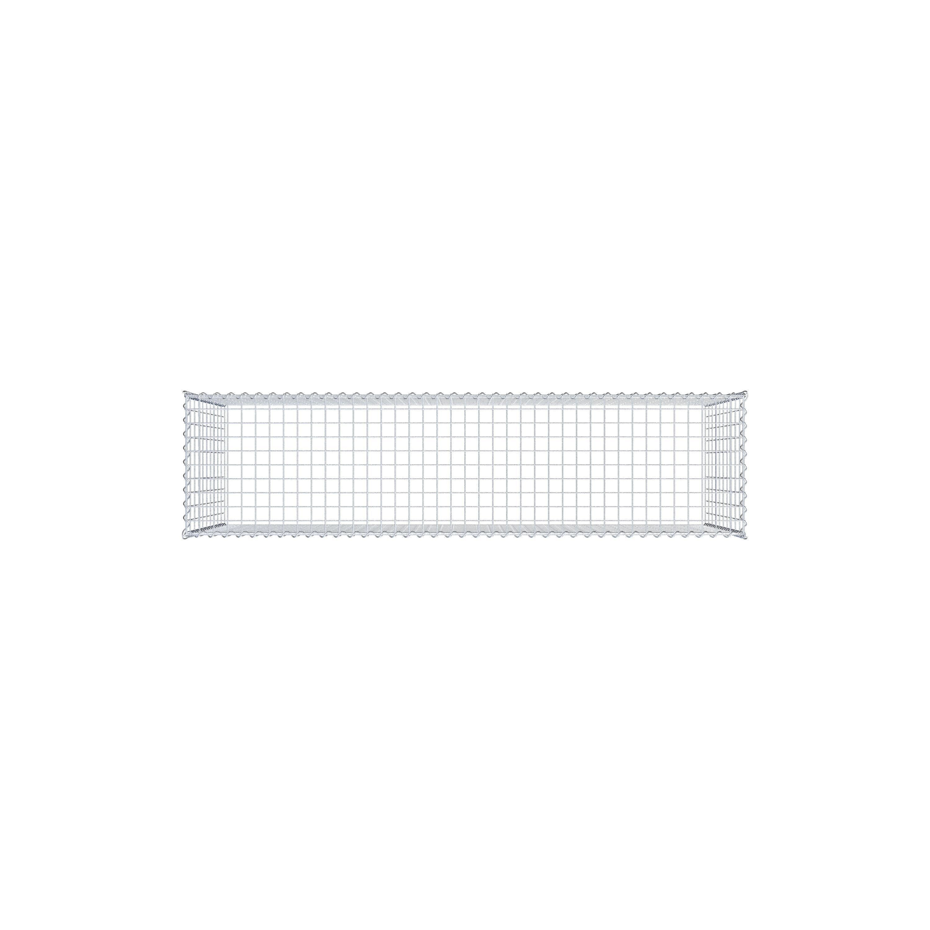 Gavión adicional tipo 3 200 cm x 100 cm x 50 cm (L x A x P), malla 5 cm x 10 cm, en espiral