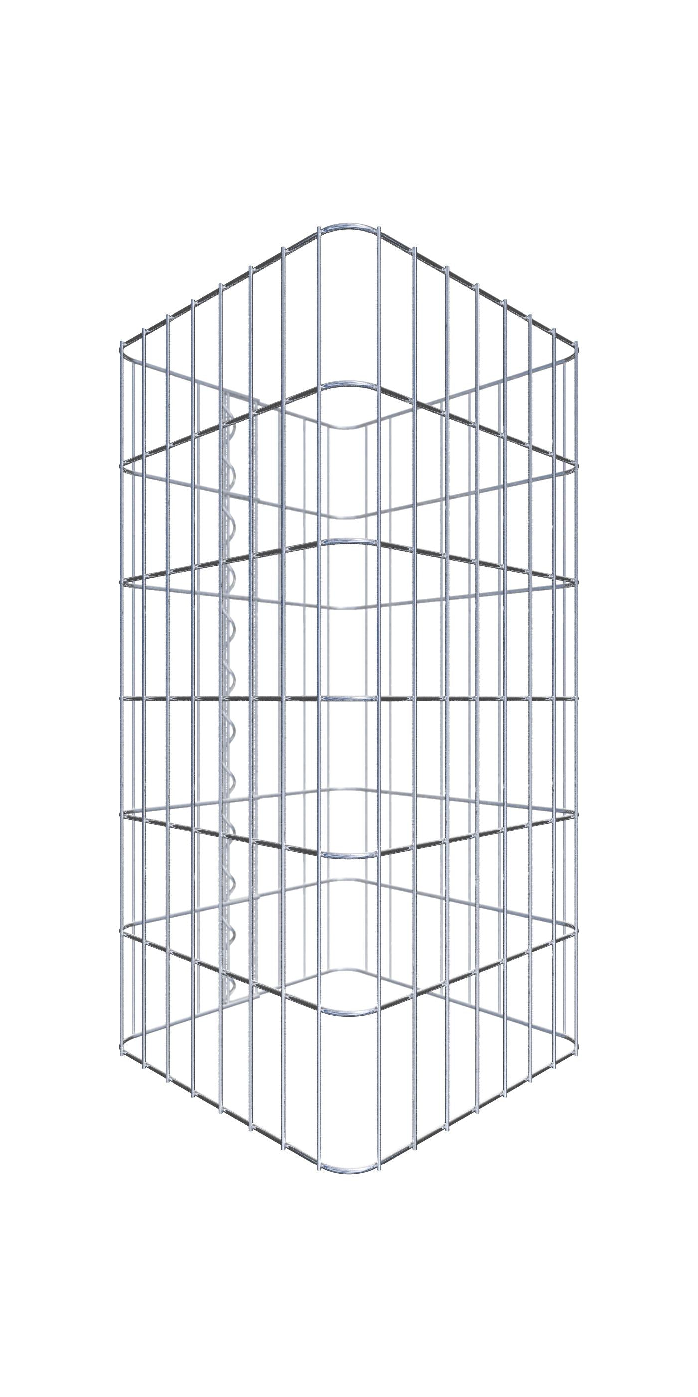 Gabione Saeule eckig 05x10 42x42 060