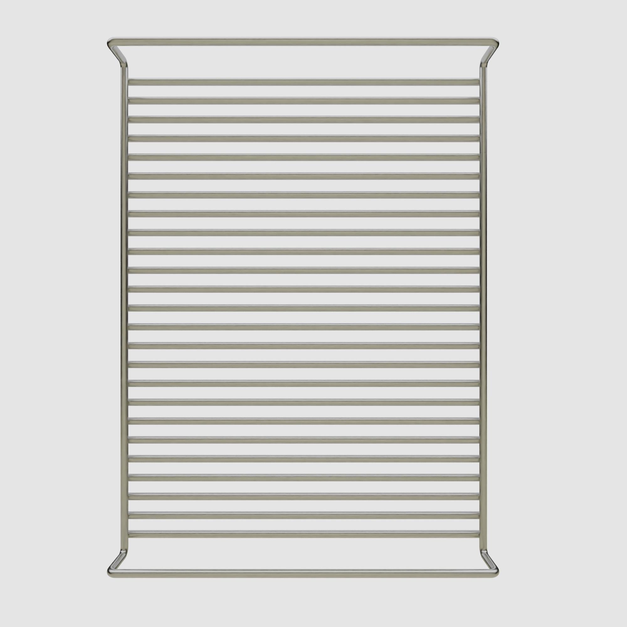 Roestvrij stalen rooster 40 cm x 29 cm x 3,1 cm