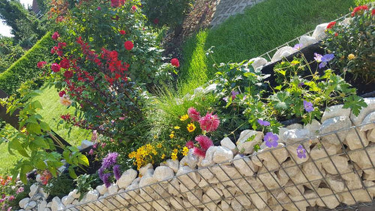 Parterre surélevé en gabions sur mesure – maille 5x10cm