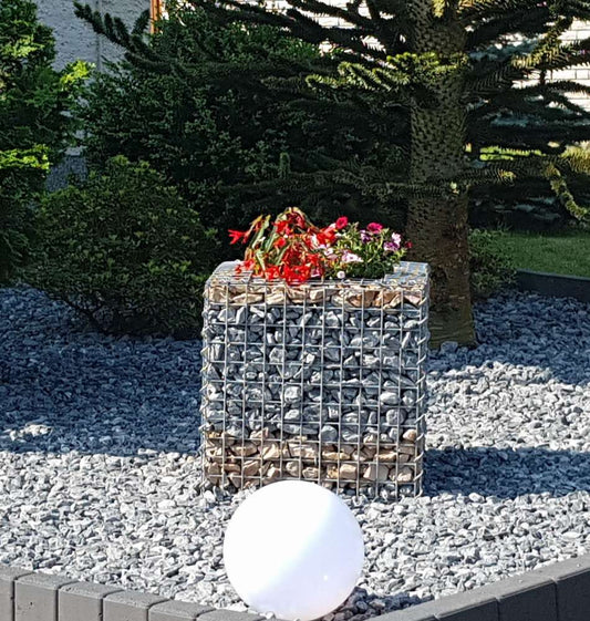 Parterre surélevé en gabions sur mesure – maille 5x5 cm