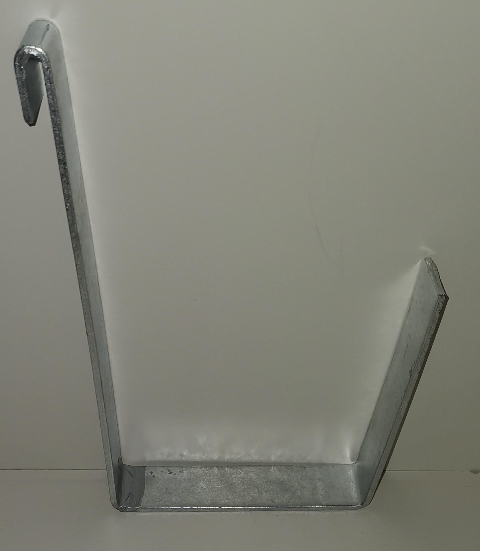 Verzinkte bloembakhouder in een set van 3 inclusief bloempot, voor schanskorven MW 5 x 20