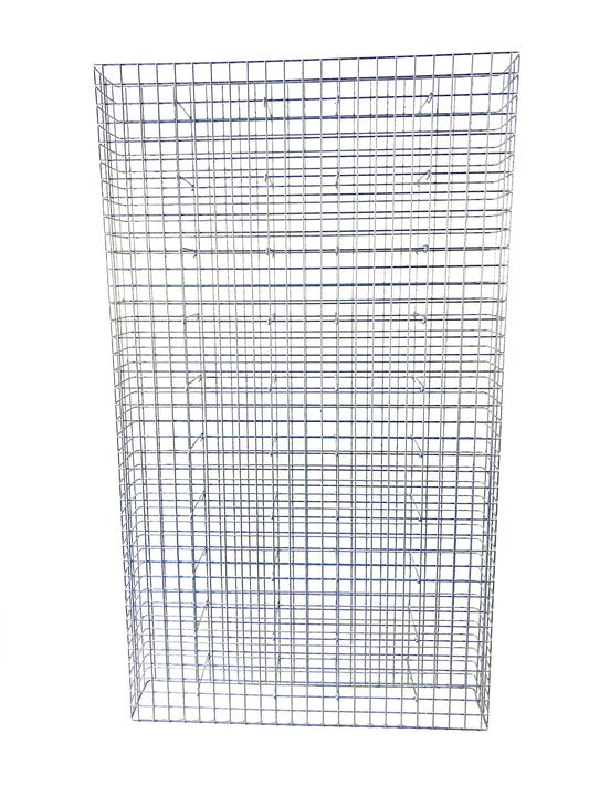Gabion galvanisé à chaud 117 cm x 200 cm x 22 cm, mailles 5 cm x 5 cm, entièrement soudé