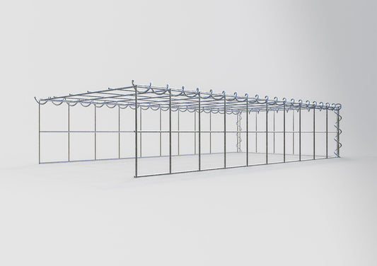 Gabião Tipo 4 100 cm x 20 cm x 50 cm (C x A x P), malhagem 10 cm x 10 cm, espiral