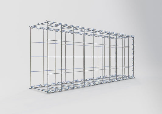 Gabbione aggiuntivo tipo 2 100 cm x 40 cm x 20 cm (L x A x P), maglia 10 cm x 10 cm, spirale