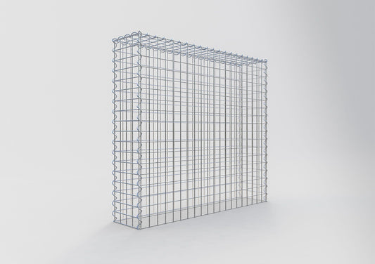 Extra gabion typ 3 100 cm x 90 cm x 20 cm (L x H x D), maskstorlek 5 cm x 5 cm, spiral