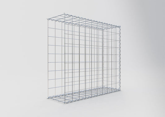 Påväxt gabion typ 2 100 cm x 90 cm x 30 cm (L x H x D), maskstorlek 10 cm x 10 cm, spiral