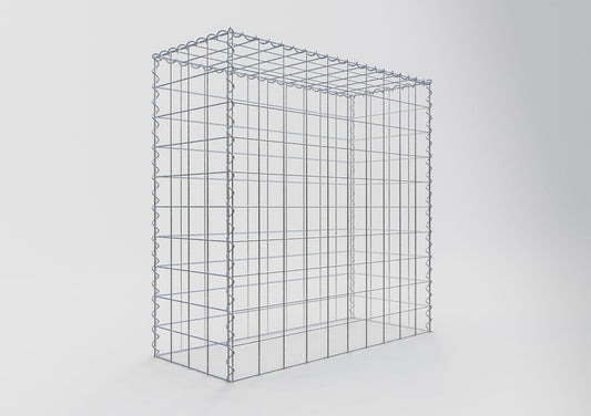 Gabião Tipo 3 100 cm x 100 cm x 40 cm (C x A x P), malhagem 10 cm x 10 cm, espiral