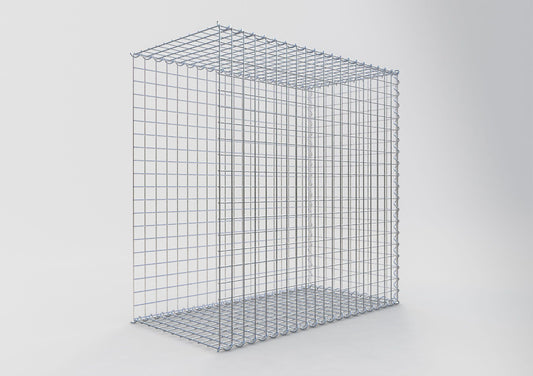 Anbaugabione Typ 2 100 cm x 100 cm x 50 cm (L x H x T), Maschenweite 5 cm x 5 cm, Spirale