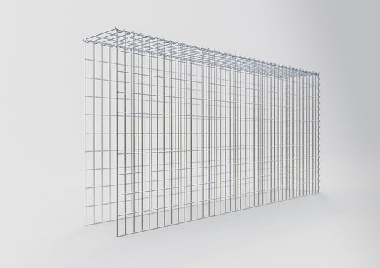 Gabbione aggiuntivo tipo 4 200 cm x 100 cm x 30 cm (L x H x P), maglia 5 cm x 10 cm, spirale