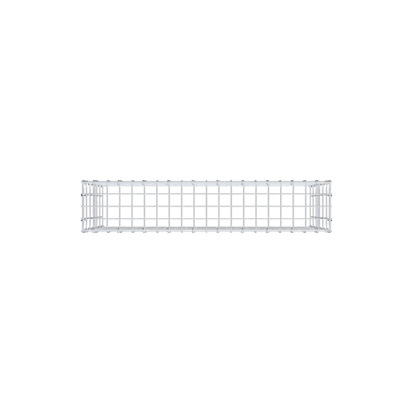 Type 3 oplegkorf 100 cm x 60 cm x 20 cm (L x H x D), maaswijdte 5 cm x 10 cm, C-ring