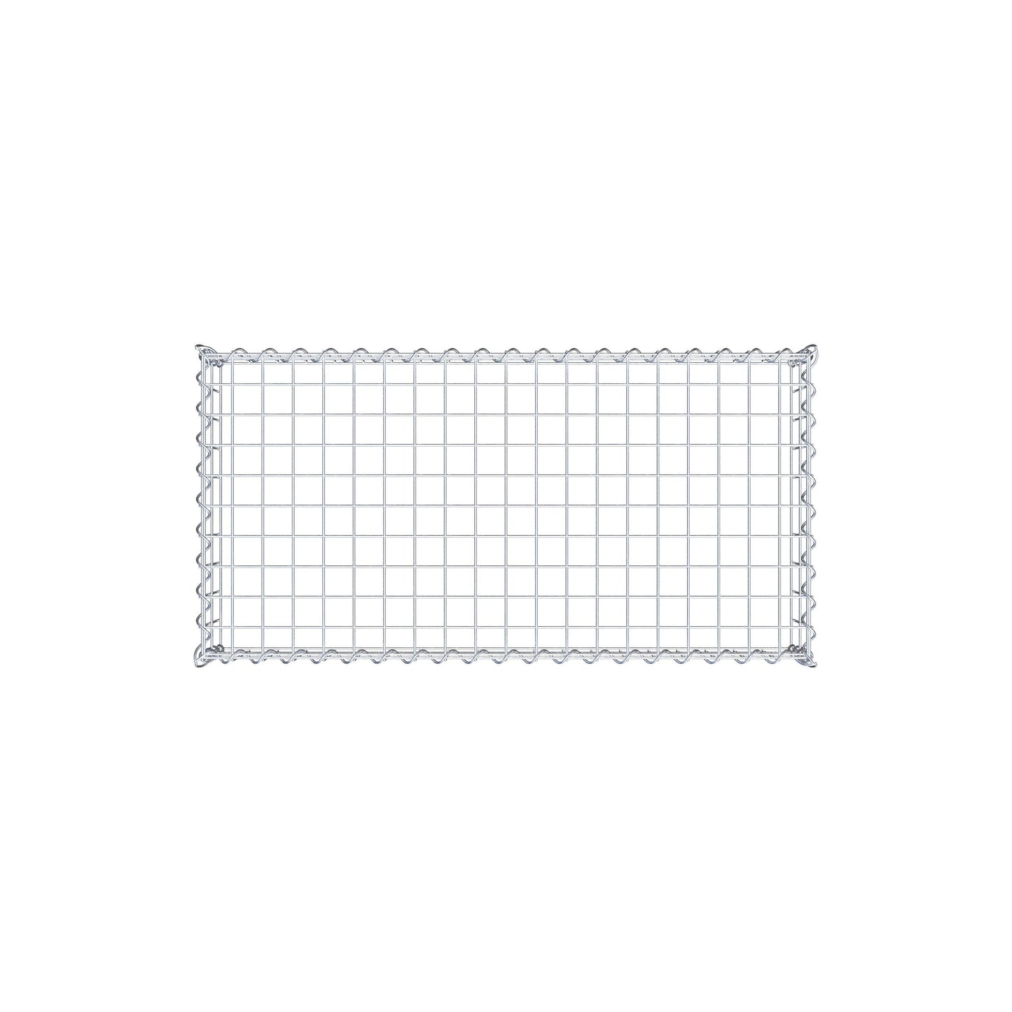 Add-on schanskorf type 3 100 cm x 20 cm x 50 cm (L x H x D), maaswijdte 5 cm x 10 cm, spiraalvormig