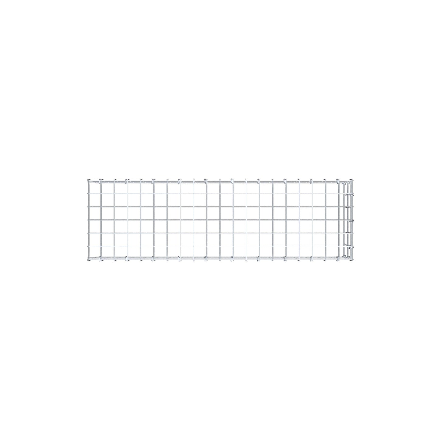 Gavión acoplable tipo 4 100 cm x 20 cm x 30 cm (L x A x P), malla 5 cm x 10 cm, anillo en C