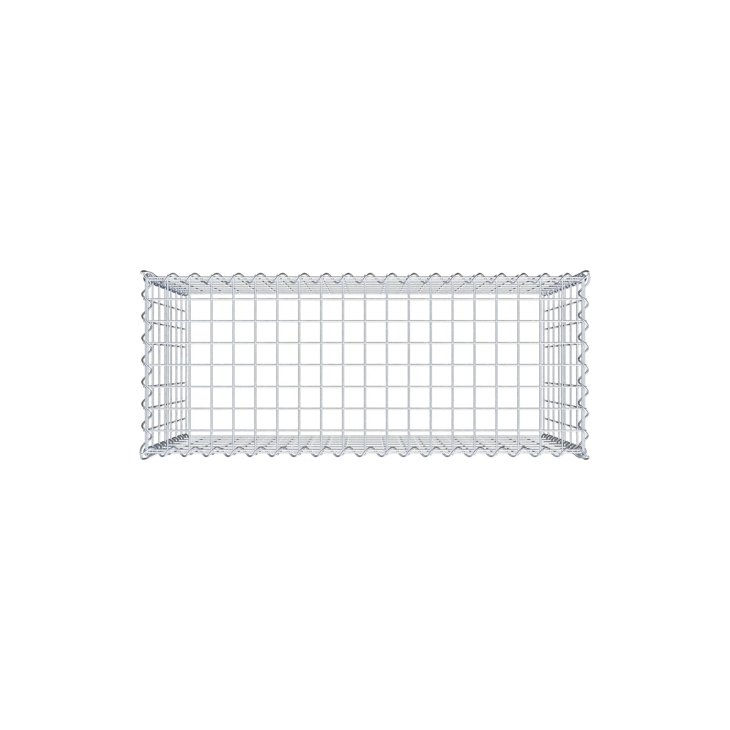 Add-on schanskorf type 3 100 cm x 70 cm x 40 cm (L x H x D), maaswijdte 5 cm x 10 cm, spiraalvormig
