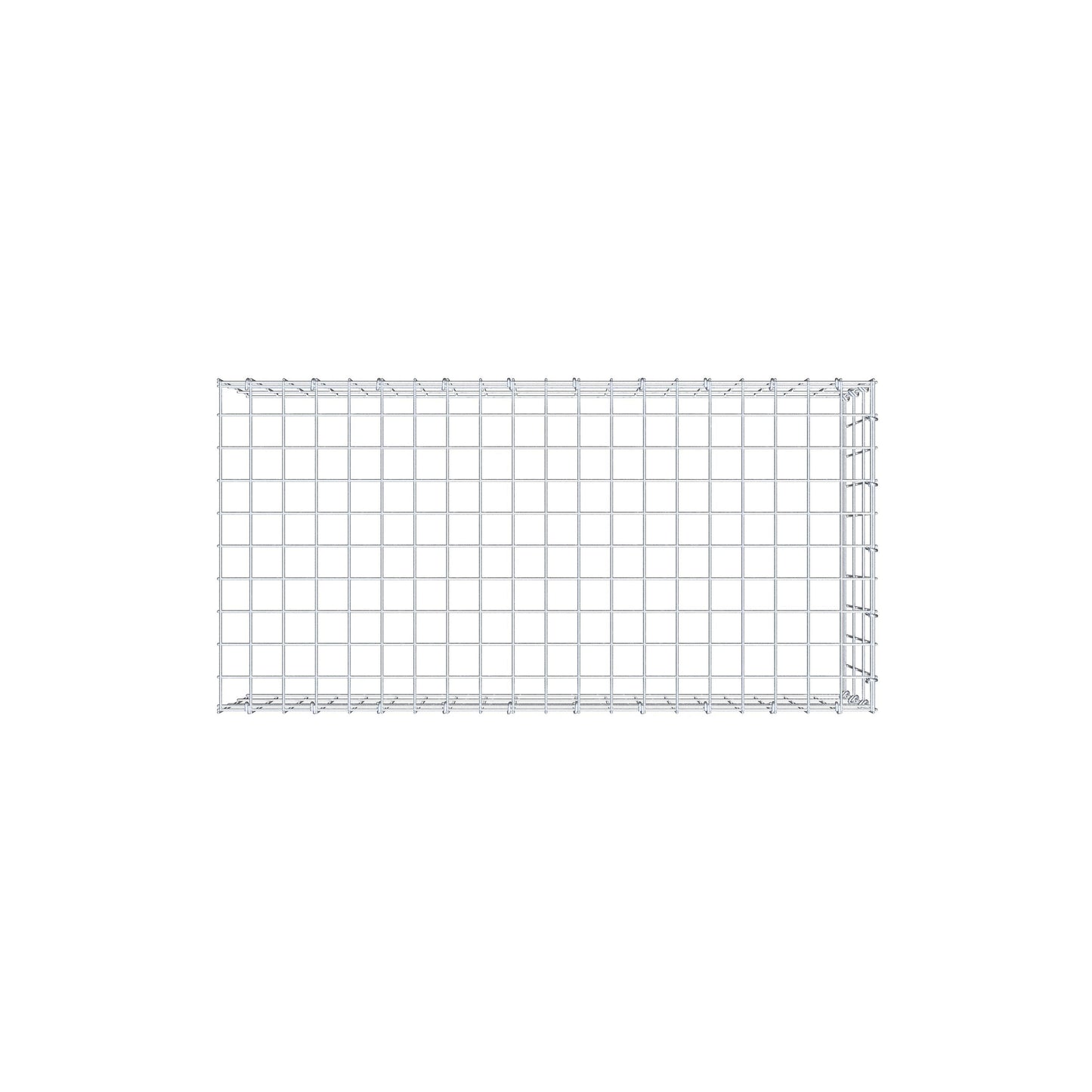 Pile aggiuntivo tipo 4 100 cm x 30 cm x 50 cm (L x H x P), maglia 5 cm x 10 cm, anello a C