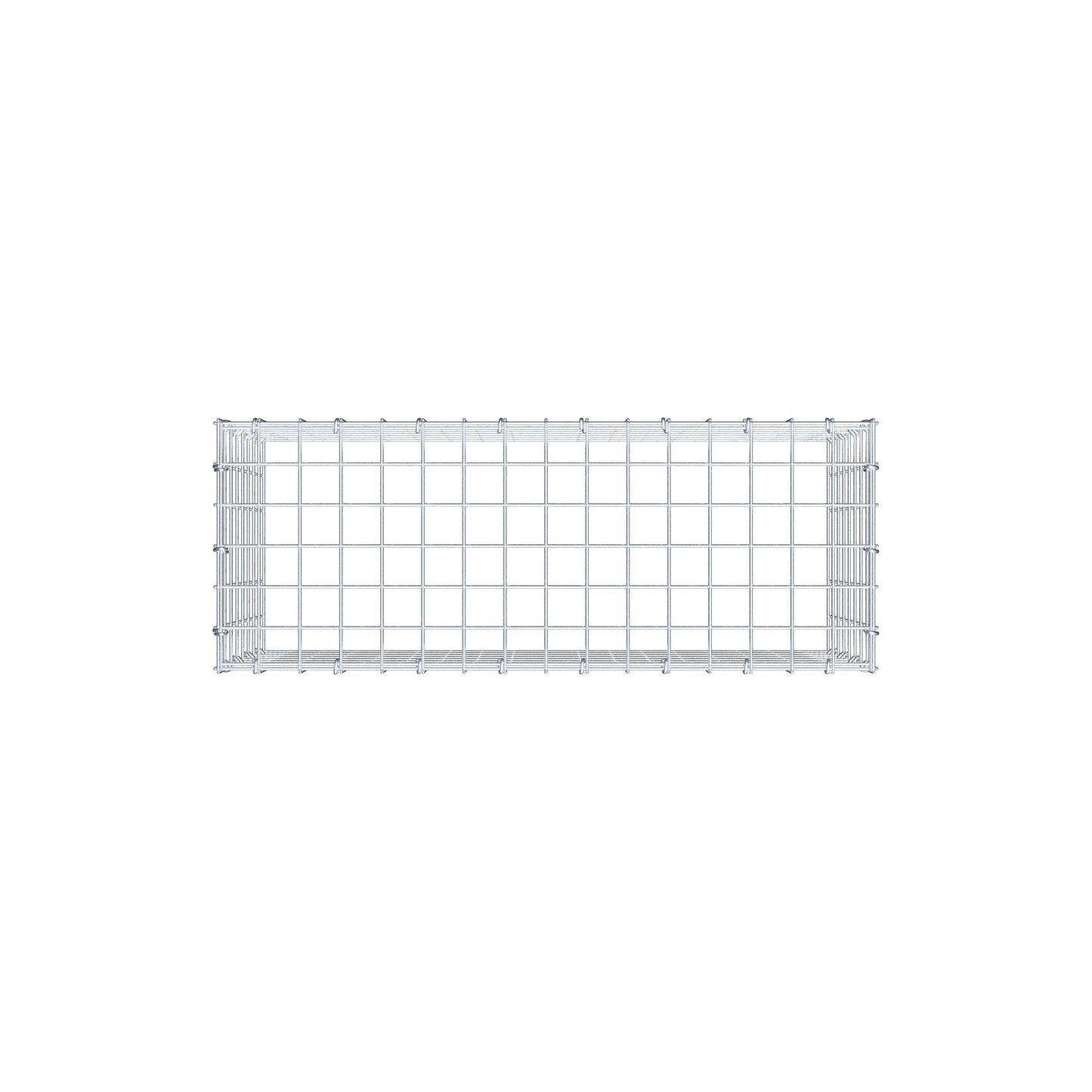 Gabião Tipo 3 80 cm x 40 cm x 30 cm (C x A x P), malhagem 5 cm x 5 cm, anel C