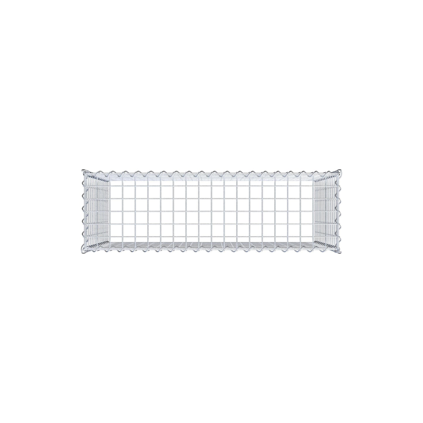 Aangegroeide schanskorf type 3 100 cm x 70 cm x 30 cm (L x H x D), maaswijdte 5 cm x 5 cm, spiraal