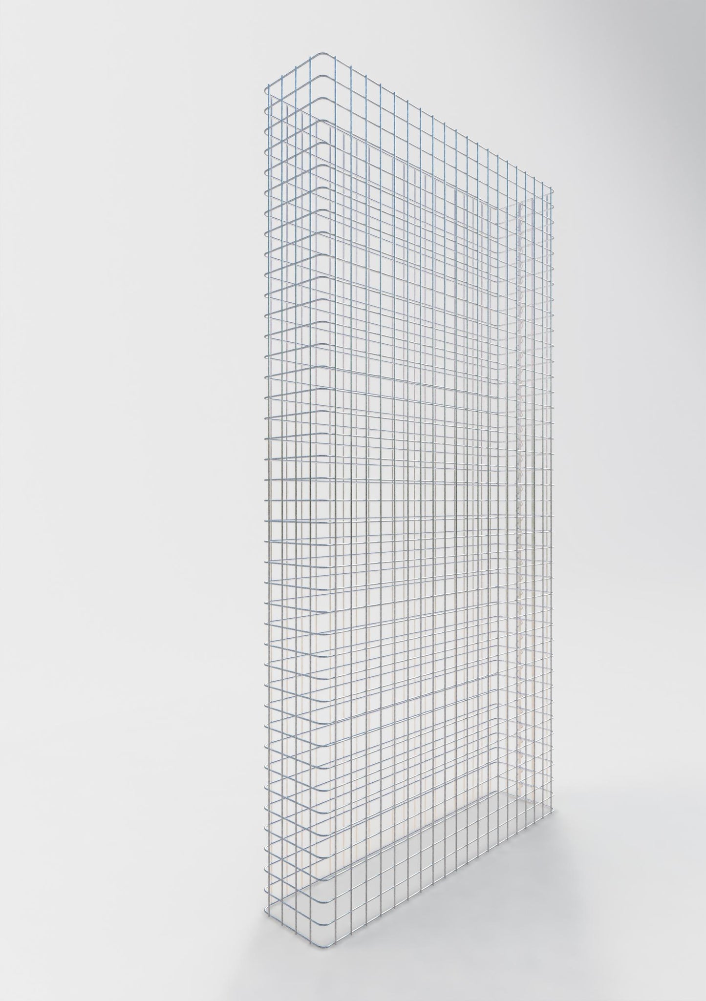 Clôture en gabion Longueur 102 cm, hauteur 160 cm, profondeur 22 cm, mailles 5 x 5 cm