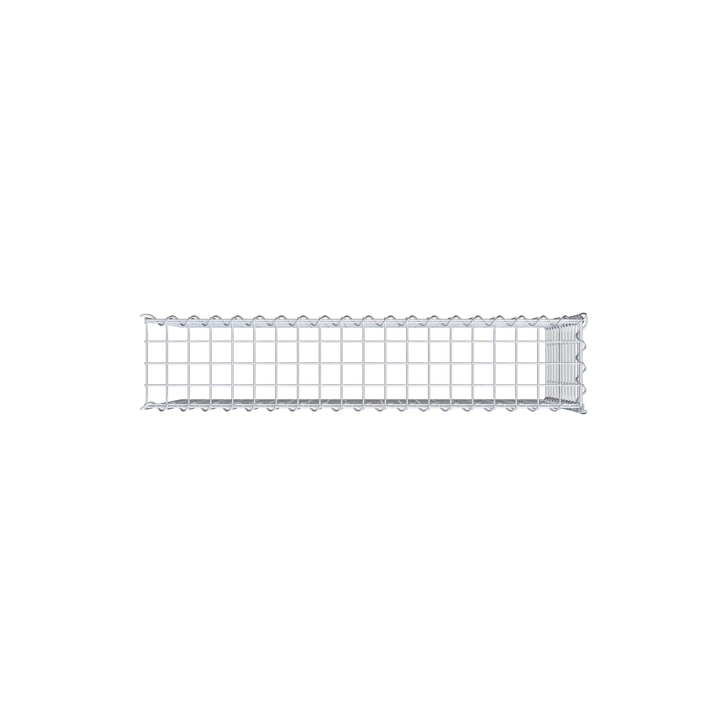 Extra gabion typ 4 100 cm x 60 cm x 20 cm (L x H x D), maskstorlek 5 cm x 5 cm, spiral
