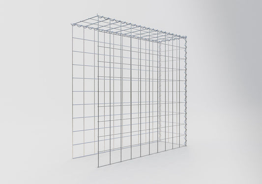Add-on schanskorf type 4 100 cm x 100 cm x 30 cm (L x H x D), maaswijdte 10 cm x 10 cm, spiraal