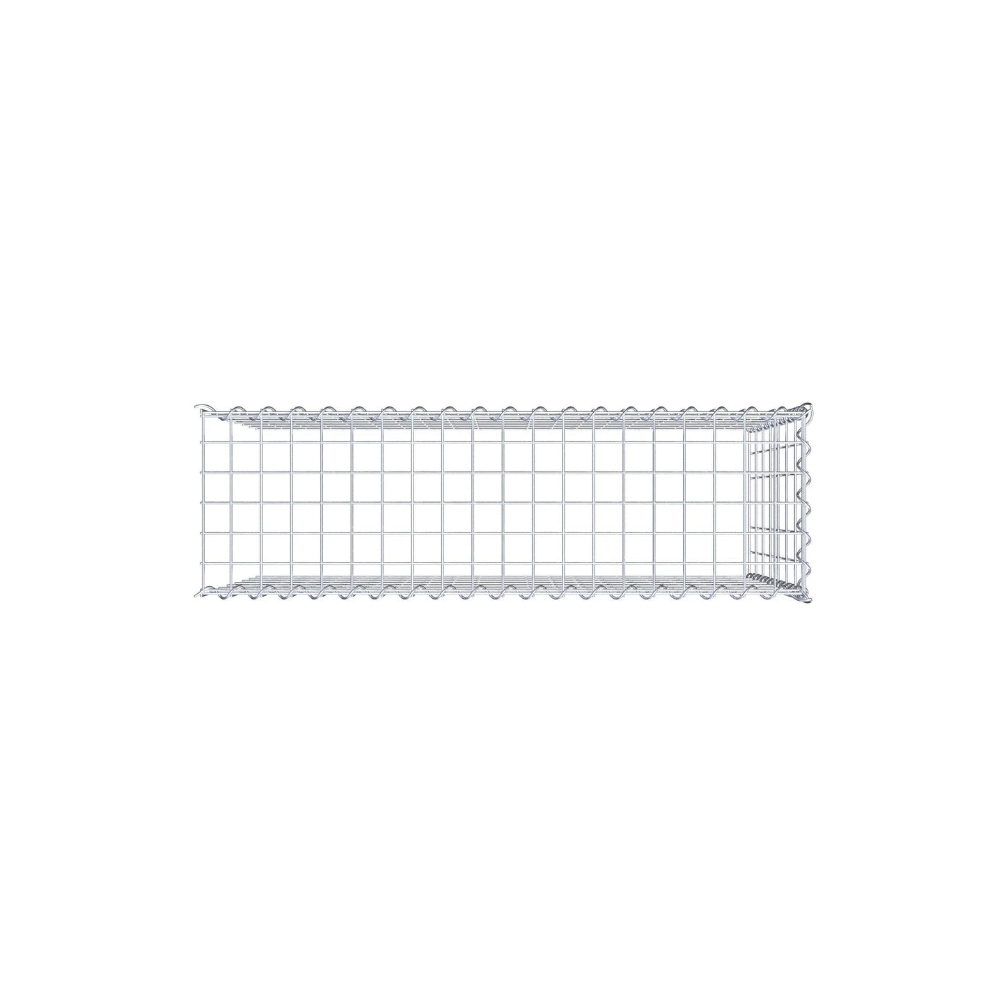 Anbaugabione Typ 4 100 cm x 70 cm x 30 cm (L x H x T), Maschenweite 5 cm x 10 cm, Spirale