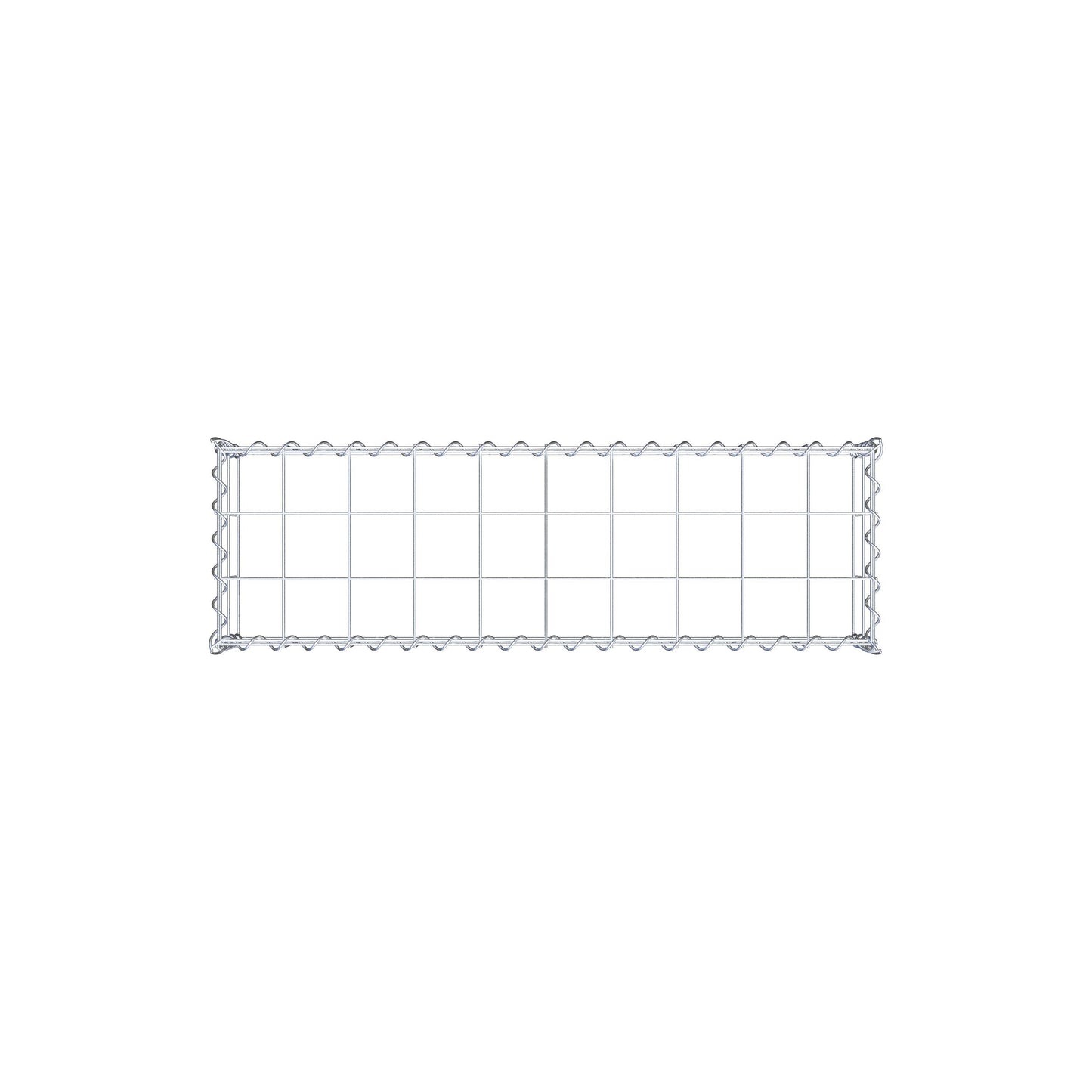 Add-on schanskorf type 3 100 cm x 20 cm x 30 cm (L x H x D), maaswijdte 10 cm x 10 cm, spiraalvormig