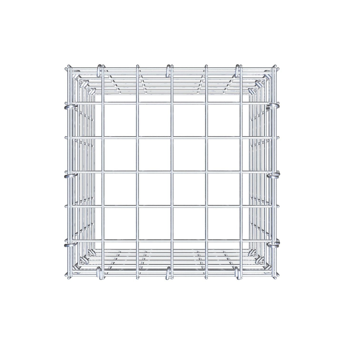 Gabião Tipo 3 30 cm x 30 cm x 30 cm (C x A x P), malhagem 5 cm x 5 cm, anel C