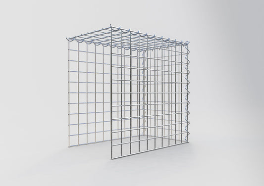 Gavión adicional tipo 4 50 cm x 50 cm x 30 cm (L x A x P), malla 5 cm x 5 cm, en espiral