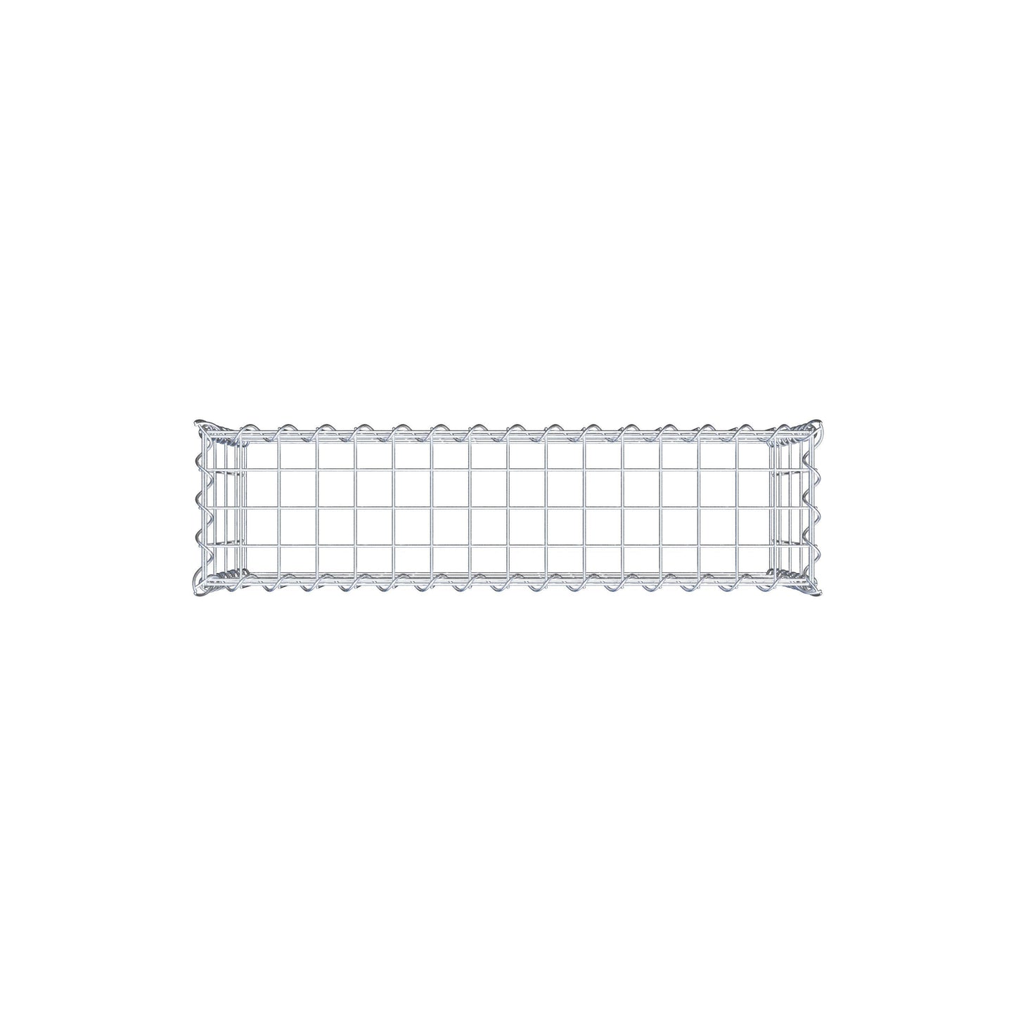 Add-on schanskorf type 3 80 cm x 40 cm x 20 cm (L x H x D), maaswijdte 5 cm x 10 cm, spiraalvormig