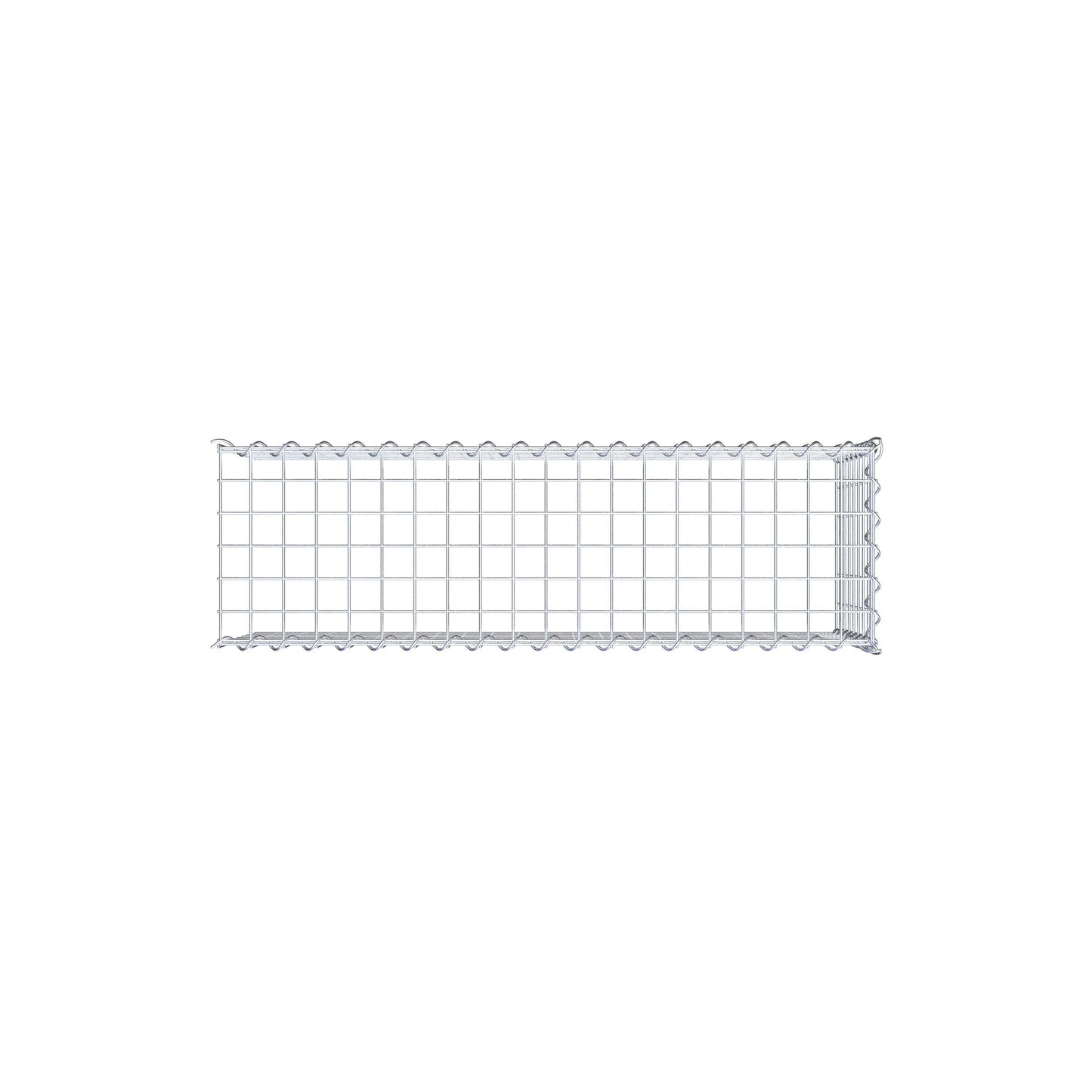Anbaugabione Typ 4 100 cm x 40 cm x 30 cm (L x H x T), Maschenweite 5 cm x 5 cm, Spirale