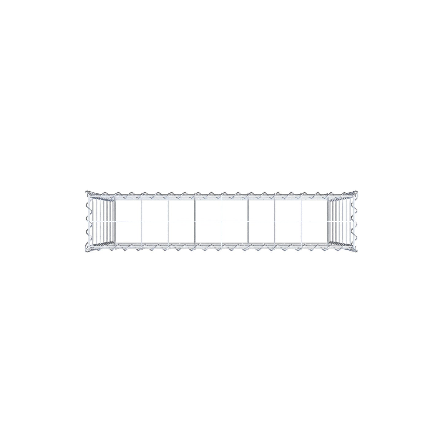 Gabião Tipo 3 100 cm x 70 cm x 20 cm (C x A x P), malhagem 10 cm x 10 cm, espiral