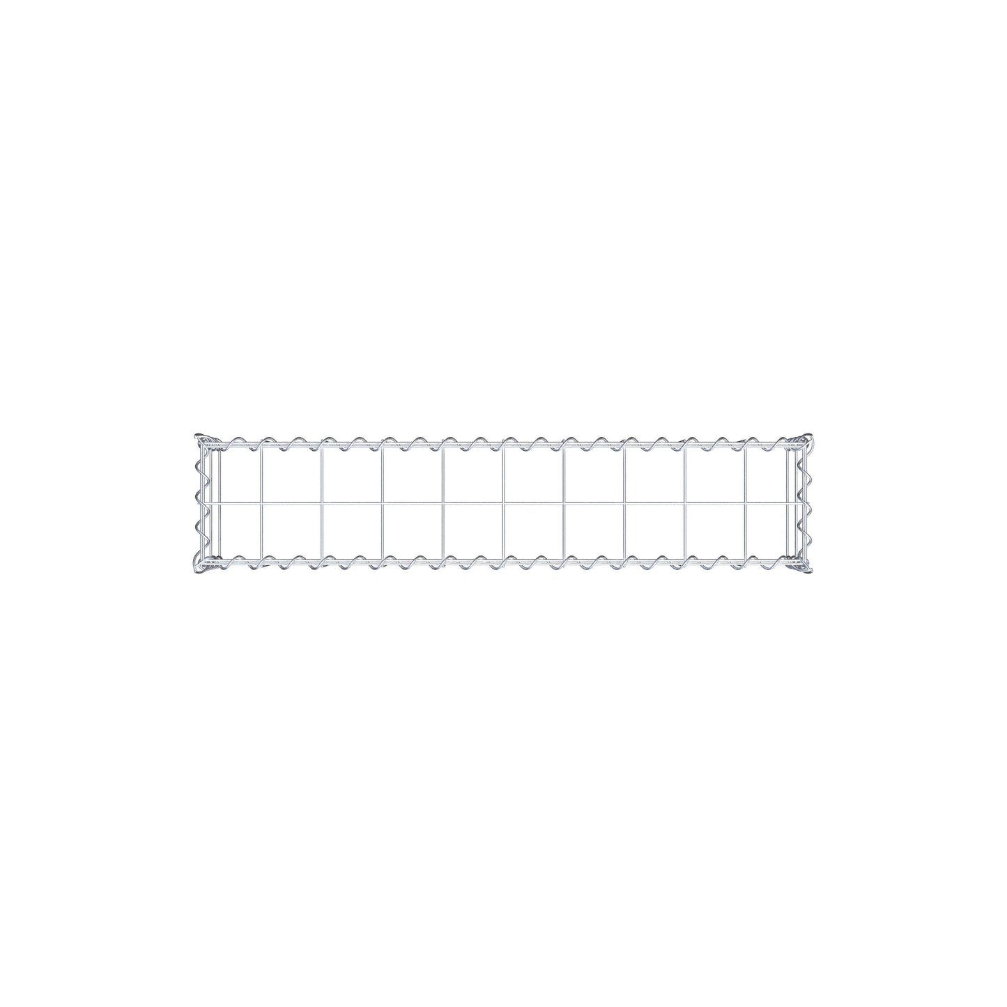Gabbione aggiuntivo tipo 3 100 cm x 20 cm x 20 cm (L x A x P), maglia 10 cm x 10 cm, spirale