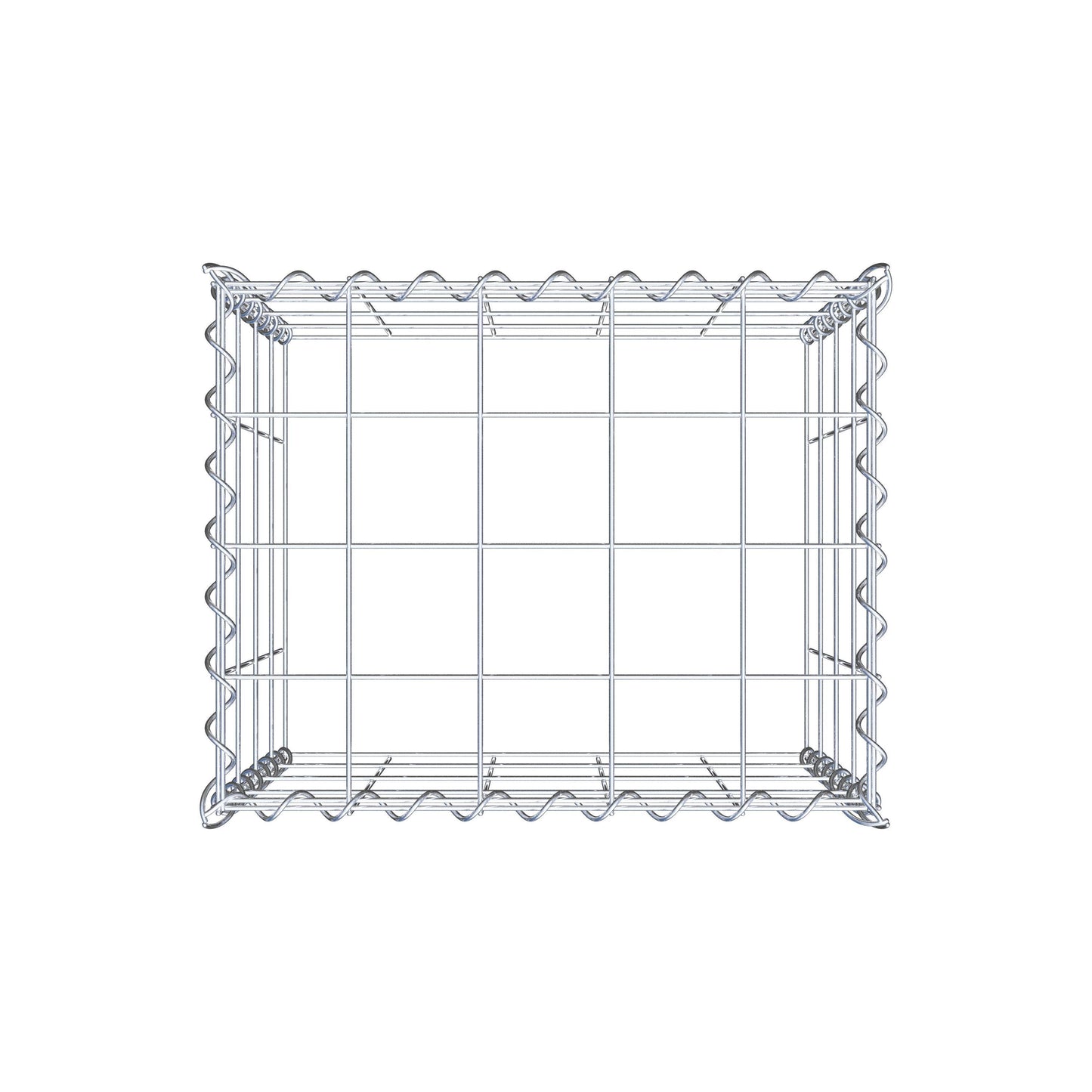 Add-on schanskorf type 3 50 cm x 40 cm x 40 cm (L x H x D), maaswijdte 10 cm x 10 cm, spiraal