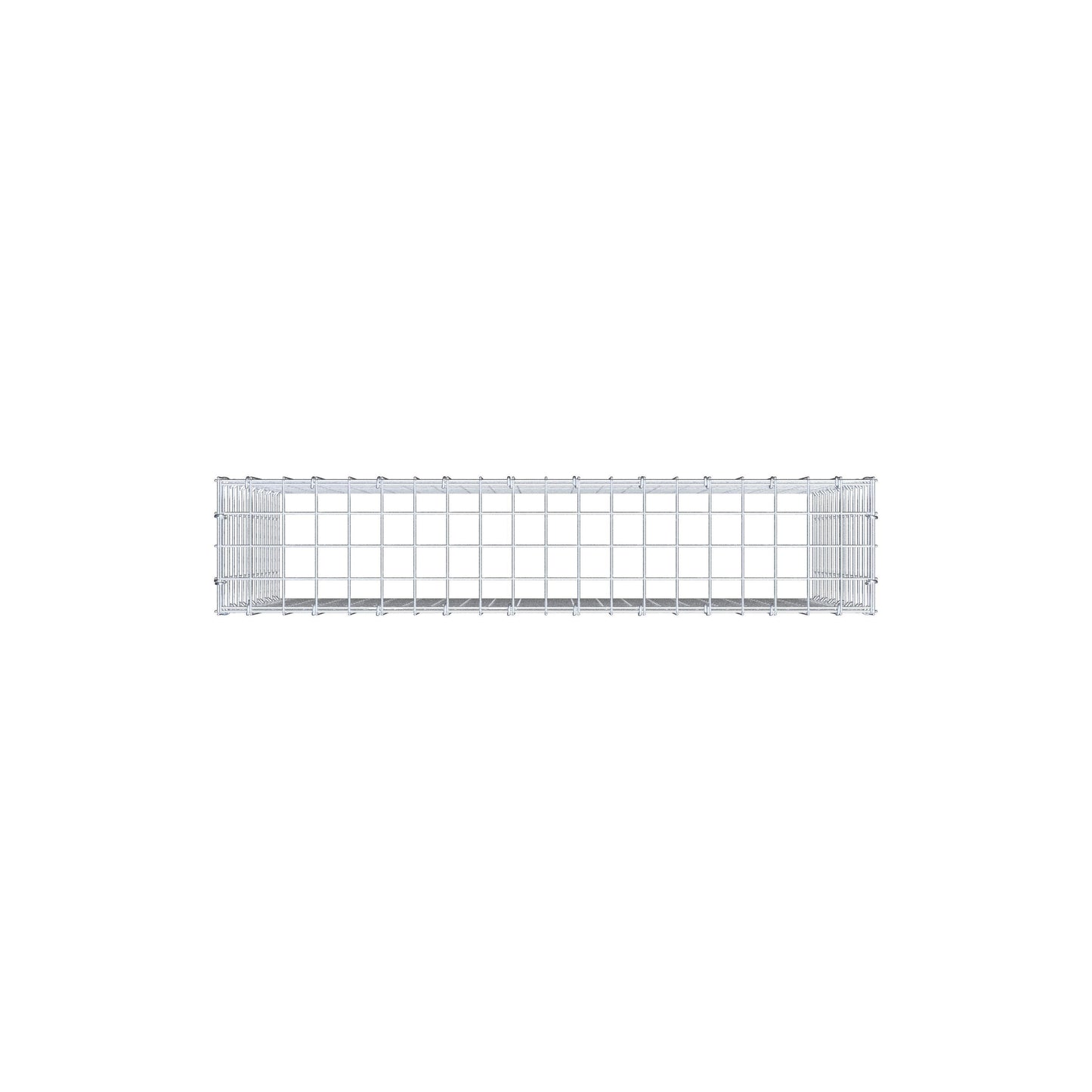 Gavión complementario de tipo 3 100 cm x 70 cm x 20 cm (L x A x P), malla 5 cm x 5 cm, anillo en C