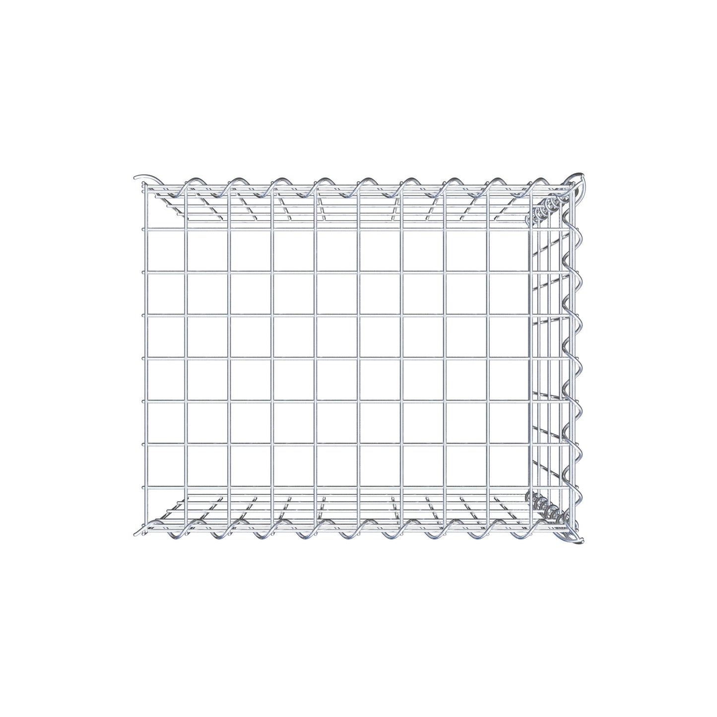 Add-on schanskorf type 4 50 cm x 40 cm x 40 cm (L x H x D), maaswijdte 5 cm x 10 cm, spiraalvormig