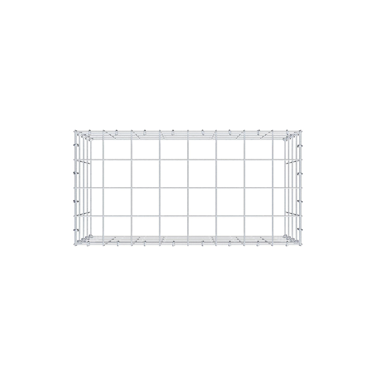 Add-on pool type 3 80 cm x 40 cm x 40 cm (L x H x D), maaswijdte 10 cm x 10 cm, C-ring