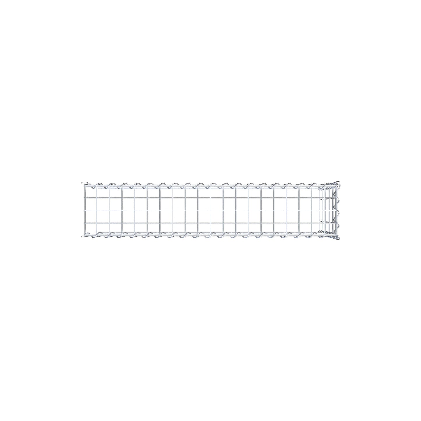 Add-on schanskorf type 4 100 cm x 50 cm x 20 cm (L x H x D), maaswijdte 5 cm x 10 cm, spiraalvormig