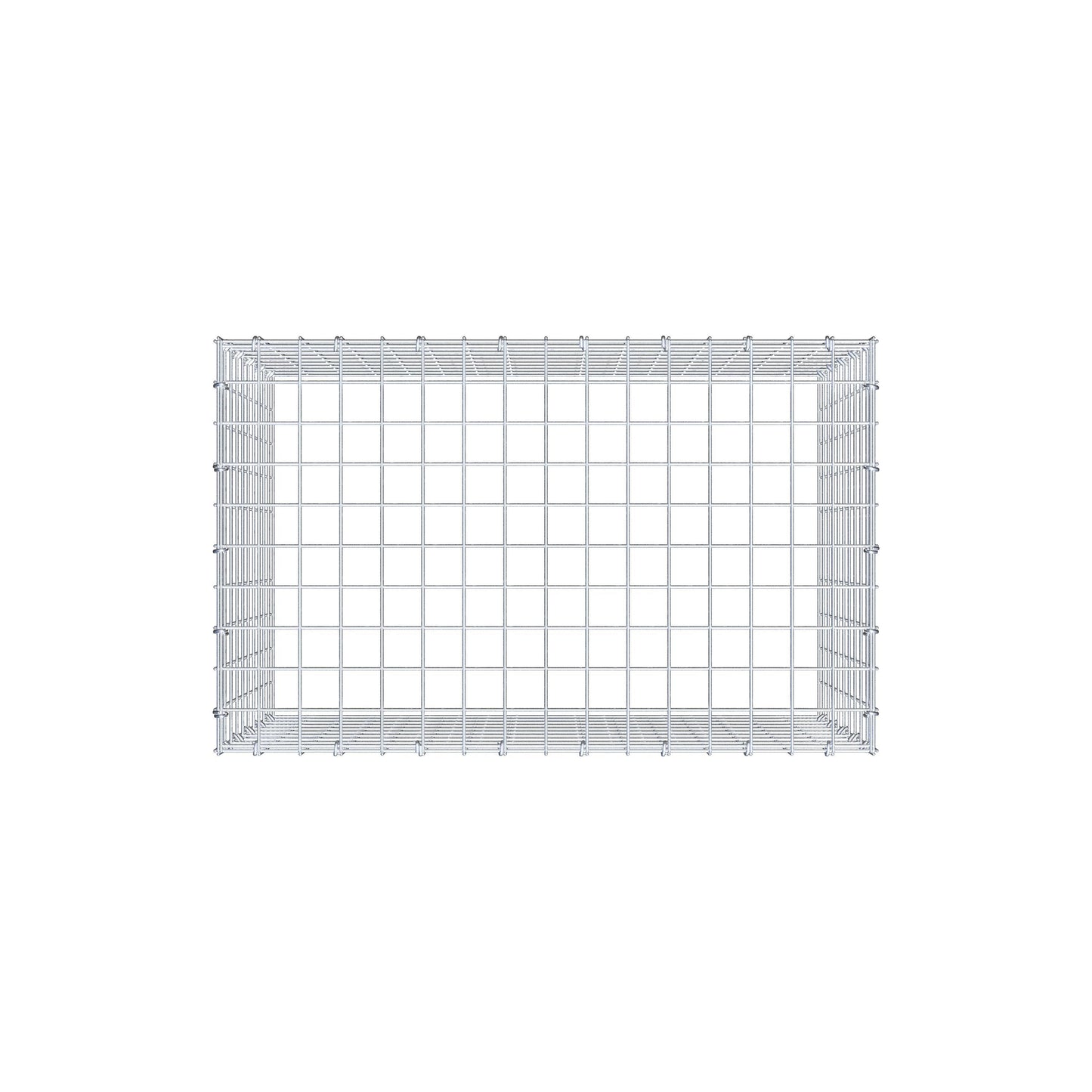 Toegevoegde pool type 3 80 cm x 50 cm x 50 cm (L x H x D), maaswijdte 5 cm x 5 cm, C-ring