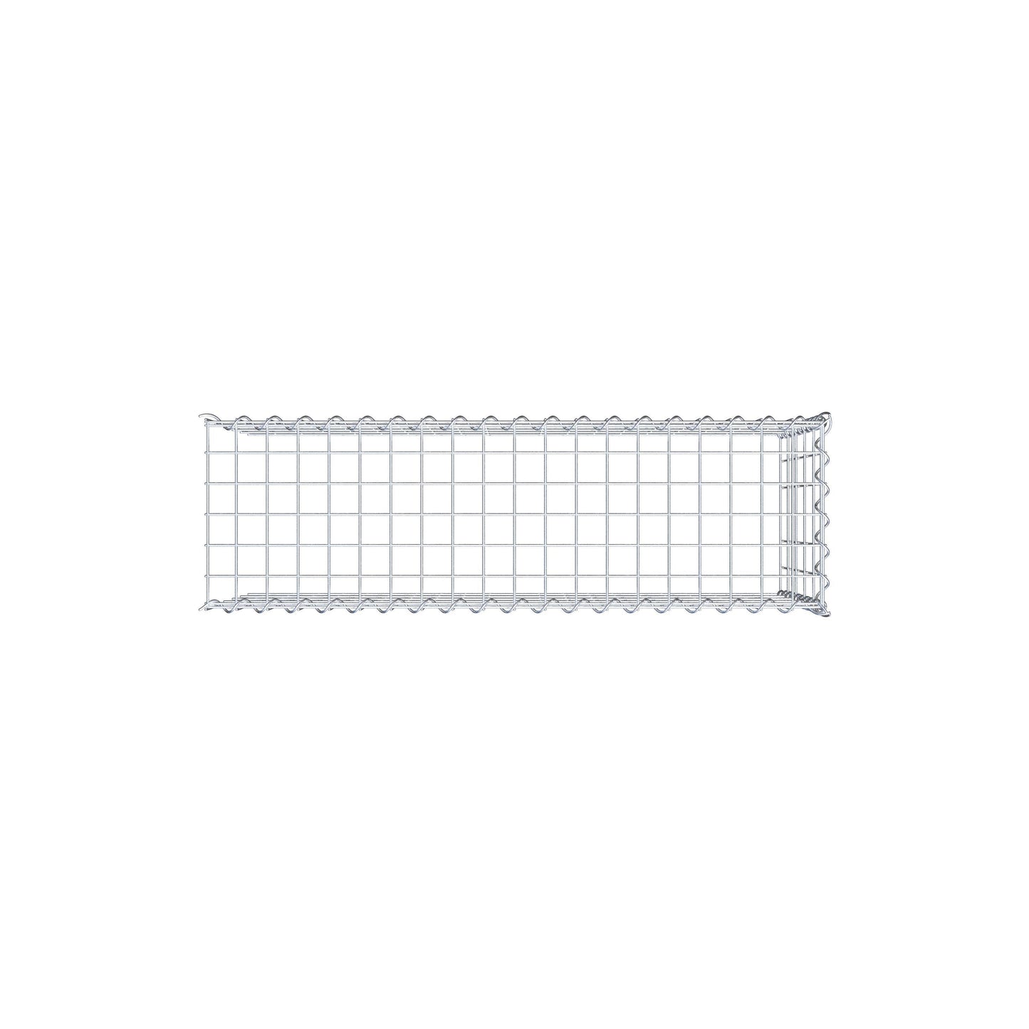Aangegroeide schanskorf type 4 100 cm x 50 cm x 30 cm (L x H x D), maaswijdte 5 cm x 10 cm, spiraal