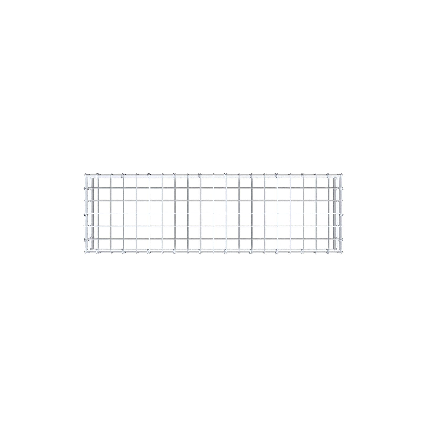 Gabião Tipo 3 100 cm x 20 cm x 30 cm (C x A x P), malhagem 5 cm x 5 cm, anel C