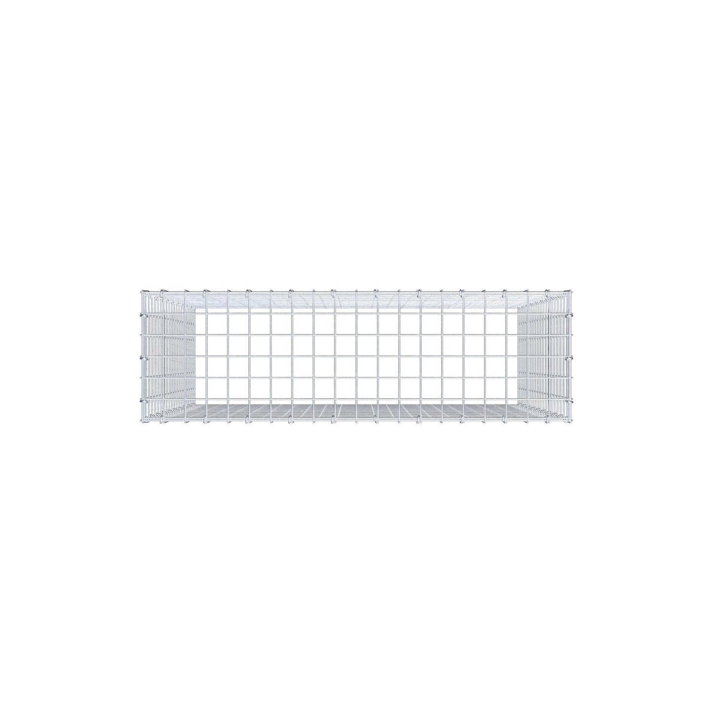 Gavión adicional tipo 3 100 cm x 100 cm x 30 cm (L x A x P), malla 5 cm x 5 cm, anillo en C