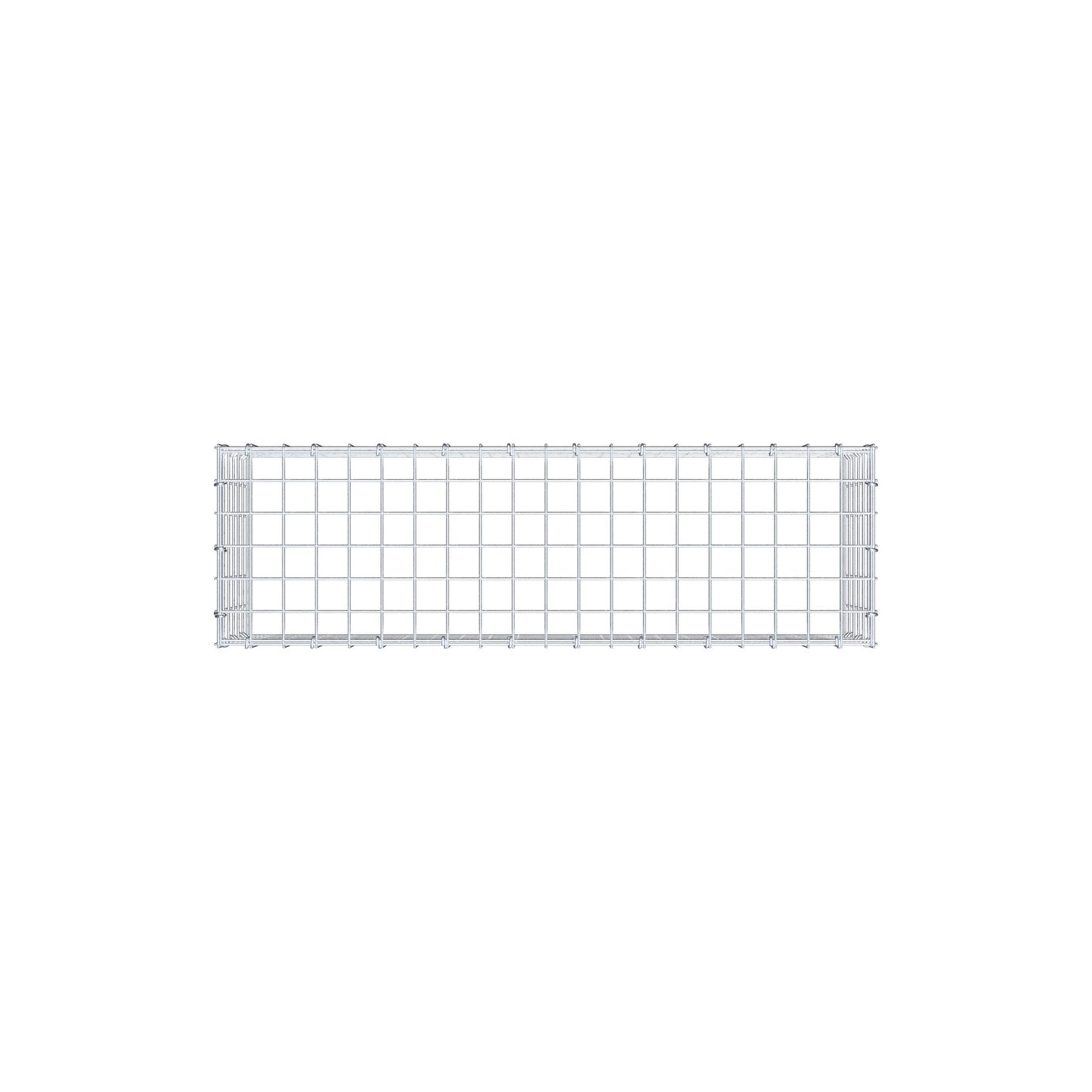 Gabião Tipo 3 100 cm x 30 cm x 30 cm (C x A x P), malhagem 5 cm x 5 cm, anel C