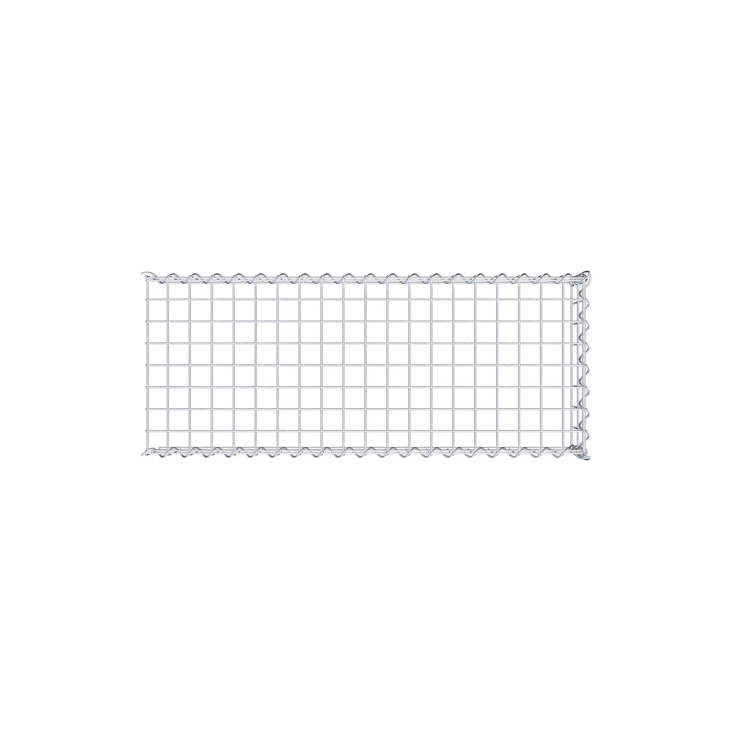 Anbaugabione Typ 4 100 cm x 20 cm x 40 cm (L x H x T), Maschenweite 5 cm x 10 cm, Spirale