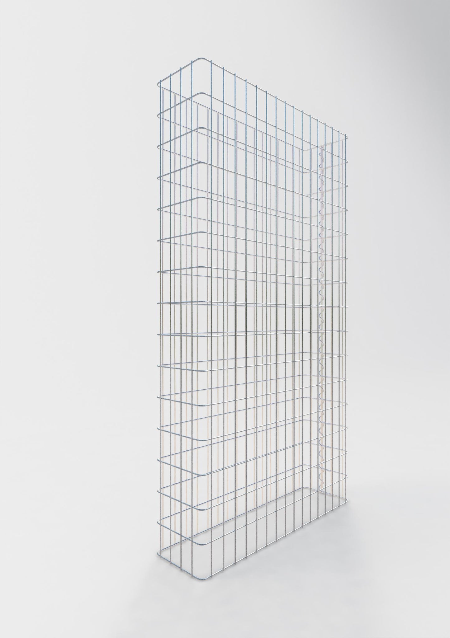 Valla de gaviones longitud 82 cm, altura 160 cm, profundidad 22 cm, malla 5 x 10 cm