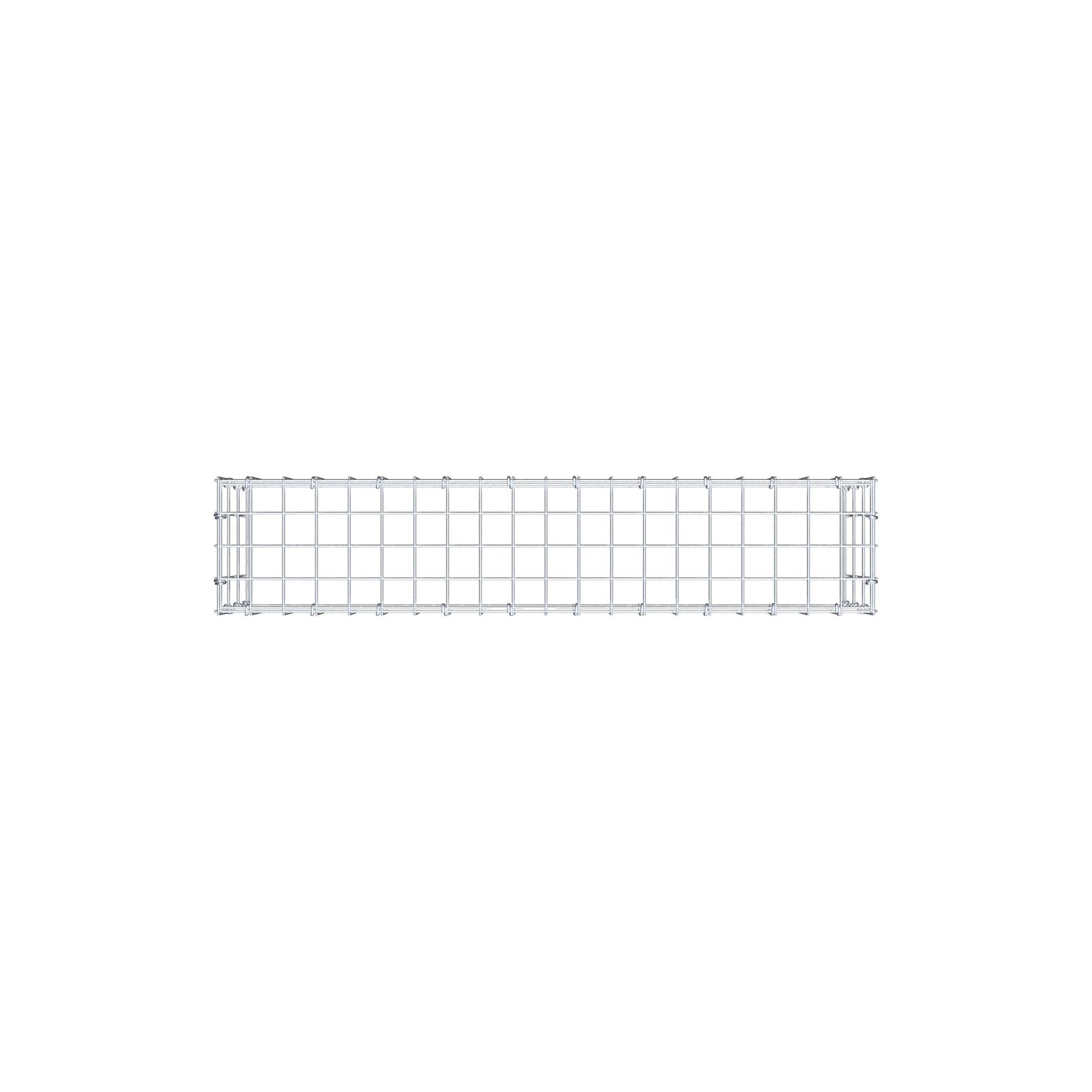 Gabião Tipo 3 100 cm x 30 cm x 20 cm (C x A x P), malhagem 5 cm x 10 cm, anel C